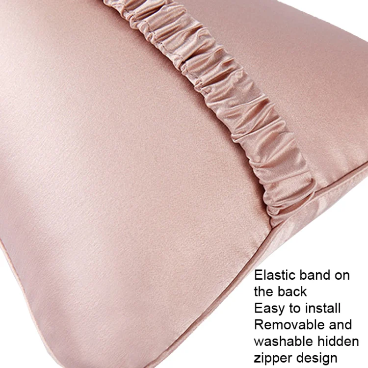 TZ19 Silk Car Head Pillow Car Memory Foam Comfort Lumbar Support(Pink) - Image 6