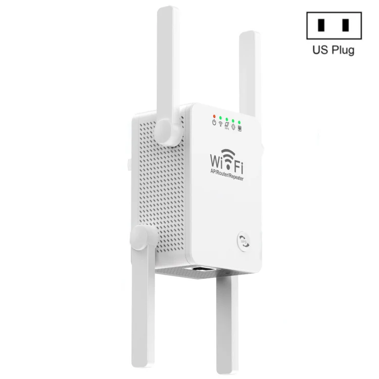 U8 300Mbps Wireless WiFi Repeater Extender Router Wi-Fi Signal Amplifier WiFi Booster(US Plug) - Image 2