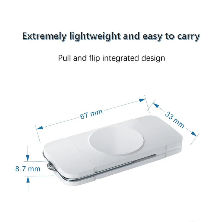 U8 USB / Type-C Magnetic Wireless Charger Fast Charger for Apple Watch Series (White) - Image 5