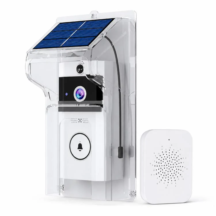 U9 1MP HD Smart Visual Doorbell Two-way Audio Camera, Model:Transparent Cover + Doorbell