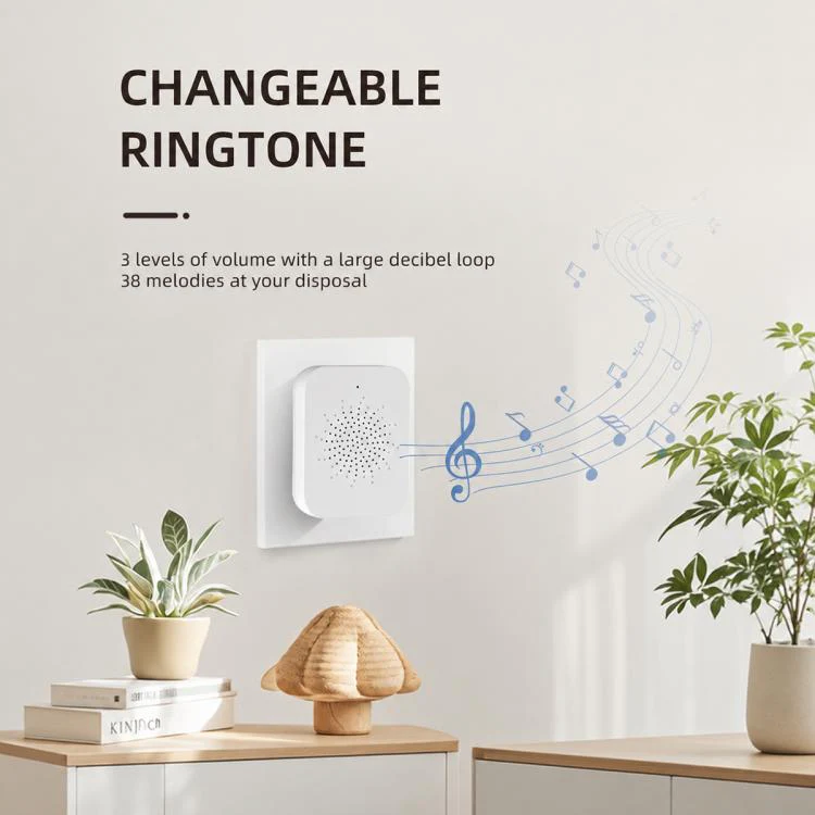 U9 1MP HD Smart Visual Doorbell Two-way Audio Camera, Model:Transparent Cover + Doorbell - Image 14