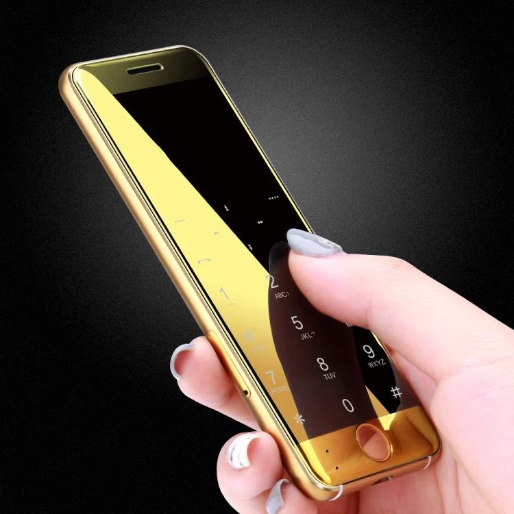 Ulcool V66+, 1.54 inch, MTK6261D, Support Bluetooth Sync, Bluetooth Dial, FM, Anti-lost, GSM, Dual SIM (Gold) - Image 2