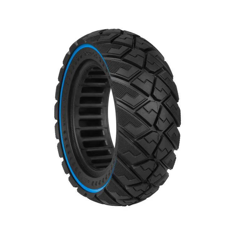 ULIP 9x3.0-5.5 Electric Scooter Solid Tire For Kukirin G2 Pro Off-Road Diamond Tread Replacement Tire(Blue Line)