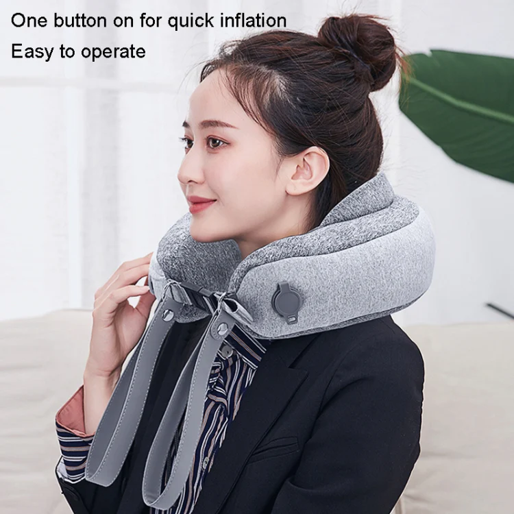 uNeck Air 3 Generations Portable Cervical Massager Inflatable Hot Compress Airbag U Pillow - Image 10