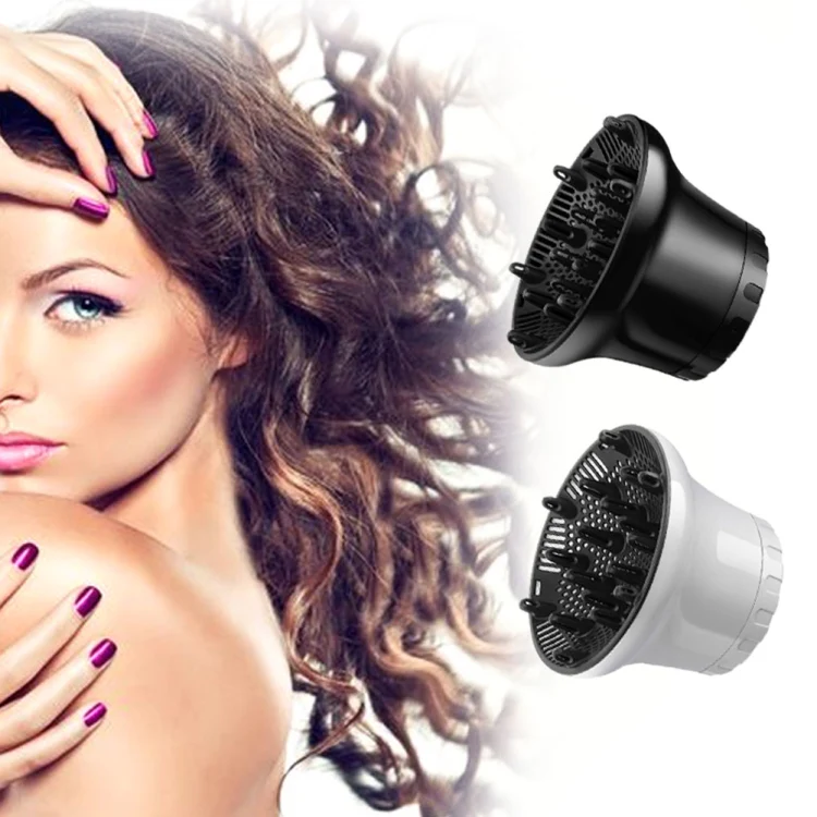 Universal Hair Diffuser Adaptable For Blow Dryers with Rotatable Design Curly Hair Large Wind Hood(Black) - Image 2