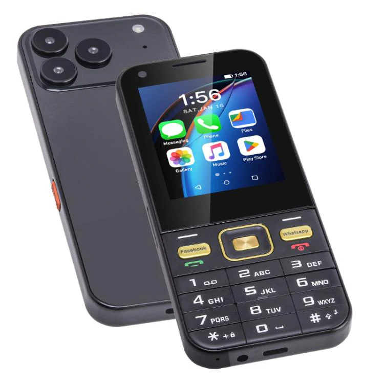 UNIWA F26 Pro Key Phone, 2GB+16GB, 2.8 inch Touch Screen Android 8.1 Mediatek MT6737M Quad Core, 23 Keys, Dual SIM, Network: 4G, Support Whatsapp, Youtube(Black) - Image 3