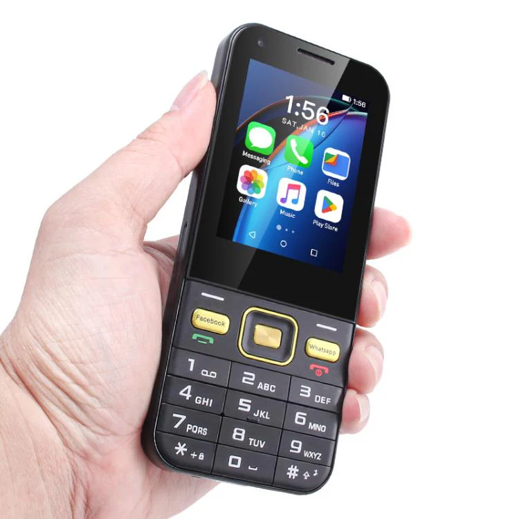 UNIWA F26 Pro Key Phone, 2GB+16GB, 2.8 inch Touch Screen Android 8.1 Mediatek MT6737M Quad Core, 23 Keys, Dual SIM, Network: 4G, Support Whatsapp, Youtube(Black) - Image 5