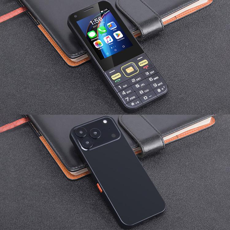 UNIWA F26 Pro Key Phone, 2GB+16GB, 2.8 inch Touch Screen Android 8.1 Mediatek MT6737M Quad Core, 23 Keys, Dual SIM, Network: 4G, Support Whatsapp, Youtube(Orange) - Image 8