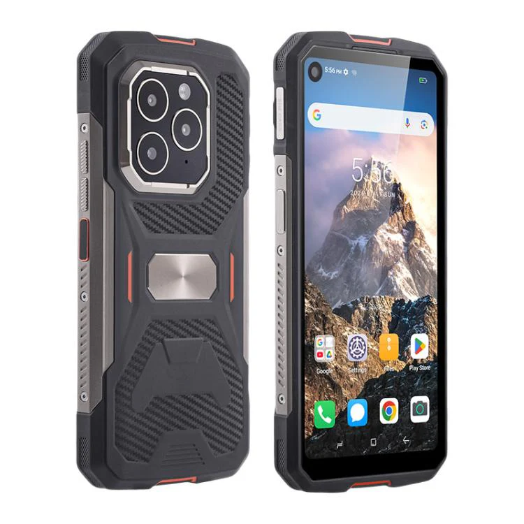 UNIWA F915 Rugged Phone, 4GB+64GB, 6.28 inch Android 160 Unisoc T310 Quad Core, Network: 4G, NFC, Plug:UK Plug(Black Orange) - Image 2