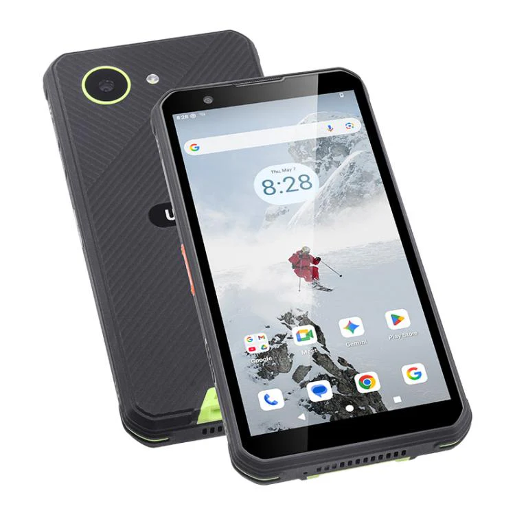 UNIWA F999 Rugged Phone, 4GB+64GB, 5.33 inch Android 16.0 Unisoc T615 UMS9230E Octa Core, PTT Button, Network: 4G, NFC, Plug:UK Plug(Black Green) - Image 3