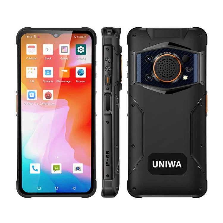 UNIWA NR6600 Rugged Phone, 12GB+256GB, 6.6 inch Android 12.0 MediaTek Dimensity 7050 Octa Core, 8000mAh Battery, Network: 5G, NFC, PTT, OTG, Plug:AU Plug(Black)