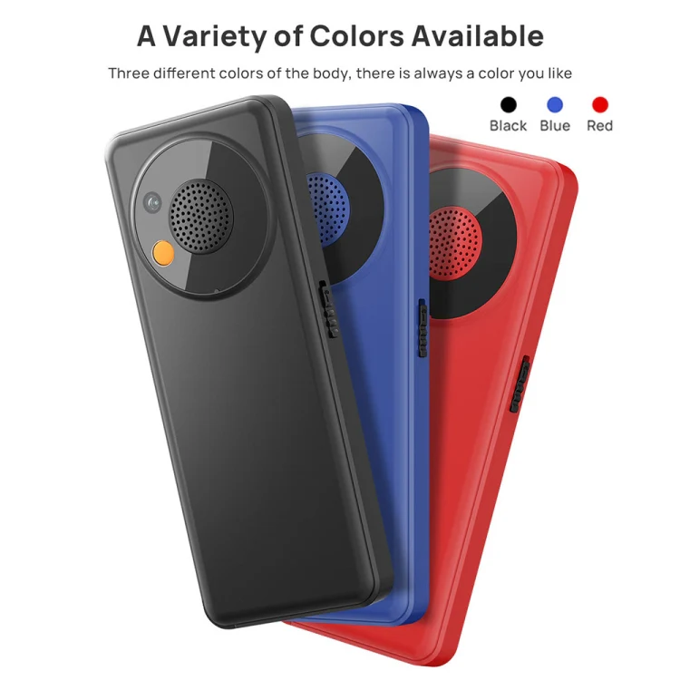 UNIWA V2000 Elder Keypad Phone, 2.4 inch Unisoc T107, 1700mAh Battery, LED Flashlight, SOS, Network: 4G, EU Plug (Red) - Image 13