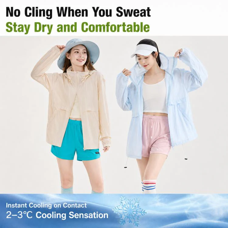 UPF50+ Cooling Fiber Lightweight Breathable Sun Protection Coat, Size:3XL(Yellow) - Image 10