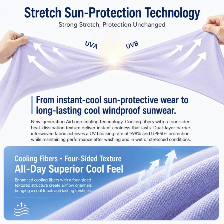 UPF50+ Cooling Fiber Lightweight Breathable Sun Protection Women Coat, Size:L(Light Yellow) - Image 7
