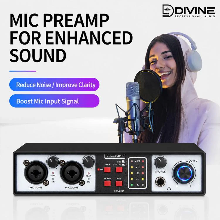 UR22MK Multi-function Professional Mixer External Live Streaming Sound Card(Black) - Image 10