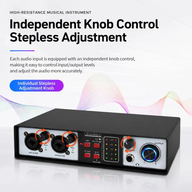 UR22MK Multi-function Professional Mixer External Live Streaming Sound Card(Black) - Image 8