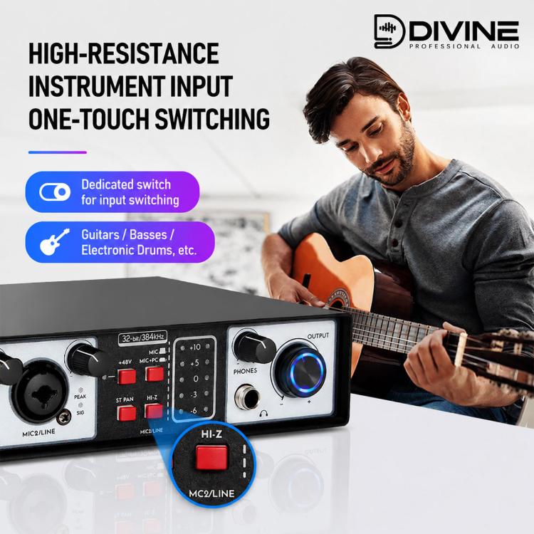 UR22MK Multi-function Professional Mixer External Live Streaming Sound Card(Black) - Image 9