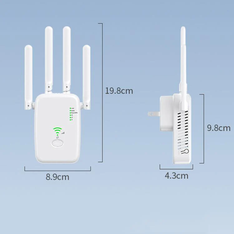 Urant U11 300Mbps 2.4G Wireless Repeater WiFi Signal Amplifier Support WPS Quick Setting US Plug Black - Image 9