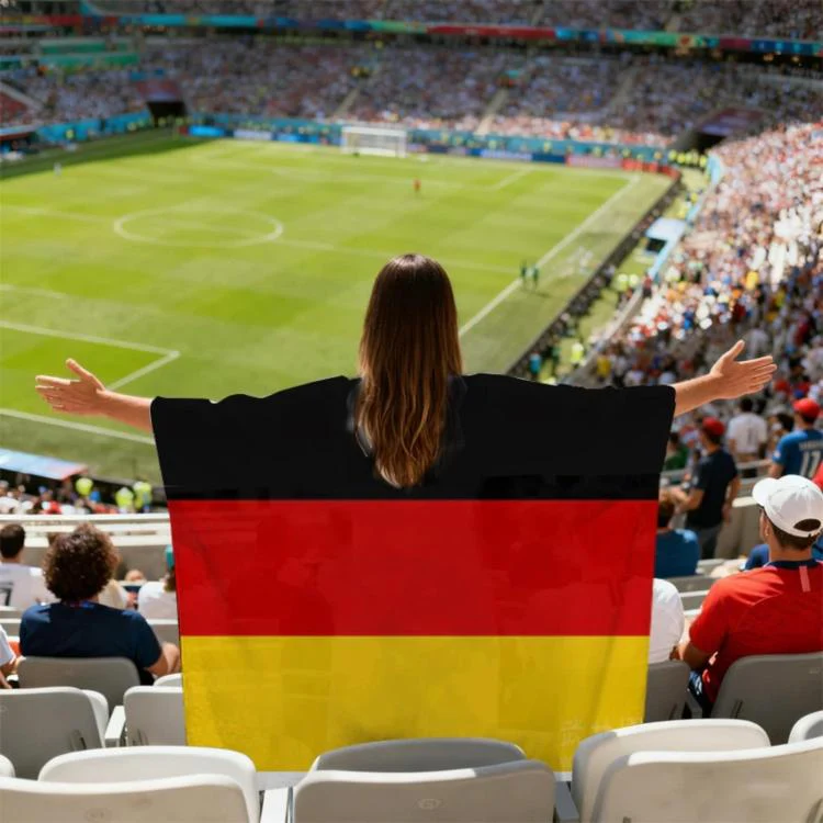 USA-Canadian-Mexican World Cup Fans Capes Flags, Specification: Germany(90x150cm)