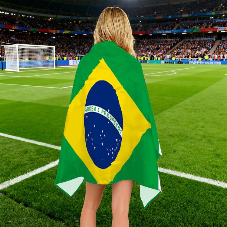 USA-Canadian-Mexican World Cup Fans Capes Flags, Specification: United Kingdom(90x150cm) - Image 6