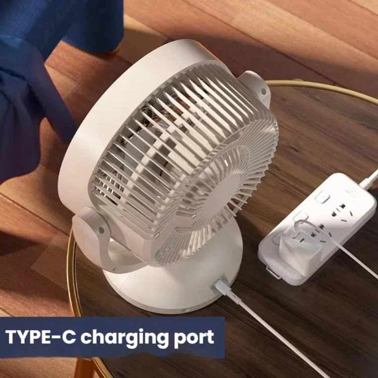 USB Air Circulation Fan Office Desktop Small Fan, Style: Rechargeable - Image 14