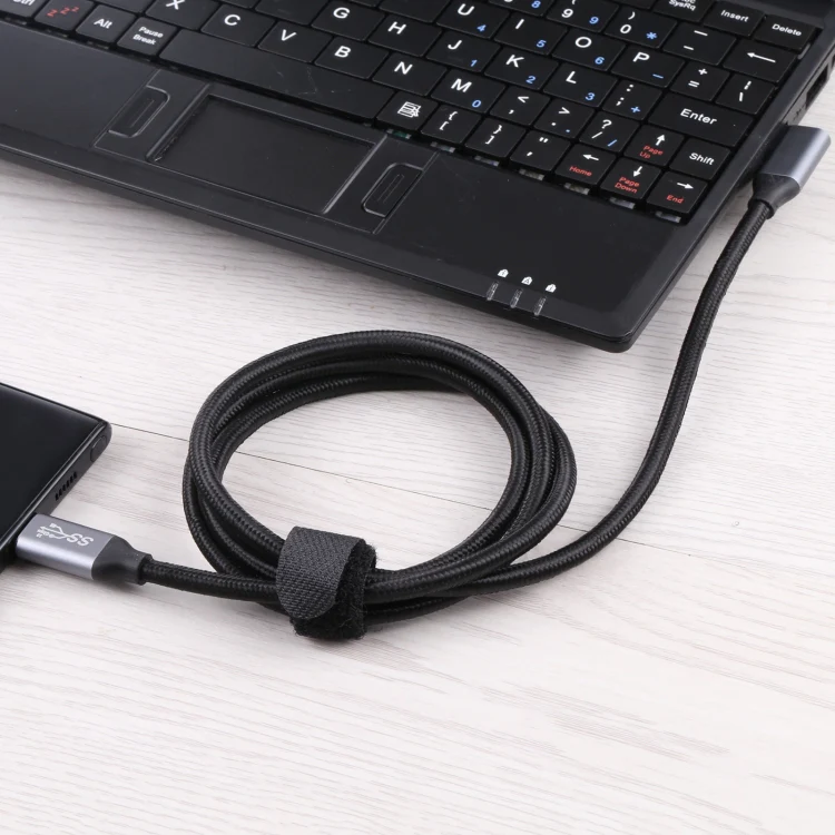 USB-C / Type-C Male to USB-C / Type-C Elbow Transmission Data Cable, Cable Length:1.5m - Image 5