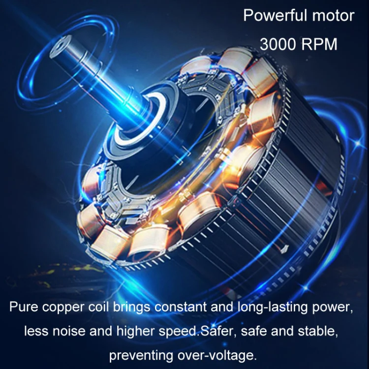 USB Charging Digital Display Handheld Turbo Fan Portable Foldable Buckle Small Fan(White) - Image 9