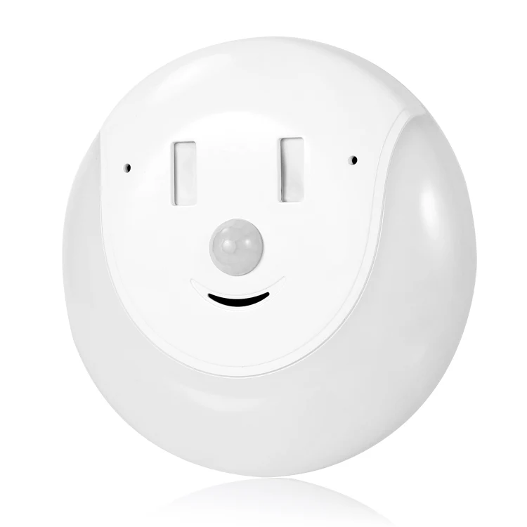 USB Charging Light & Human Body Sensing Control Smile Magnetic Night Light(Warm white light) - Image 2