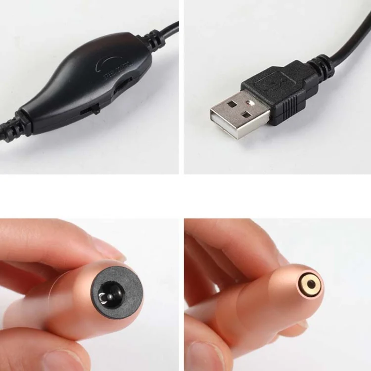 Usb Nail Polisher Portable Pen Type Electric Exfoliating Polisher(Rose Gold) - Image 4