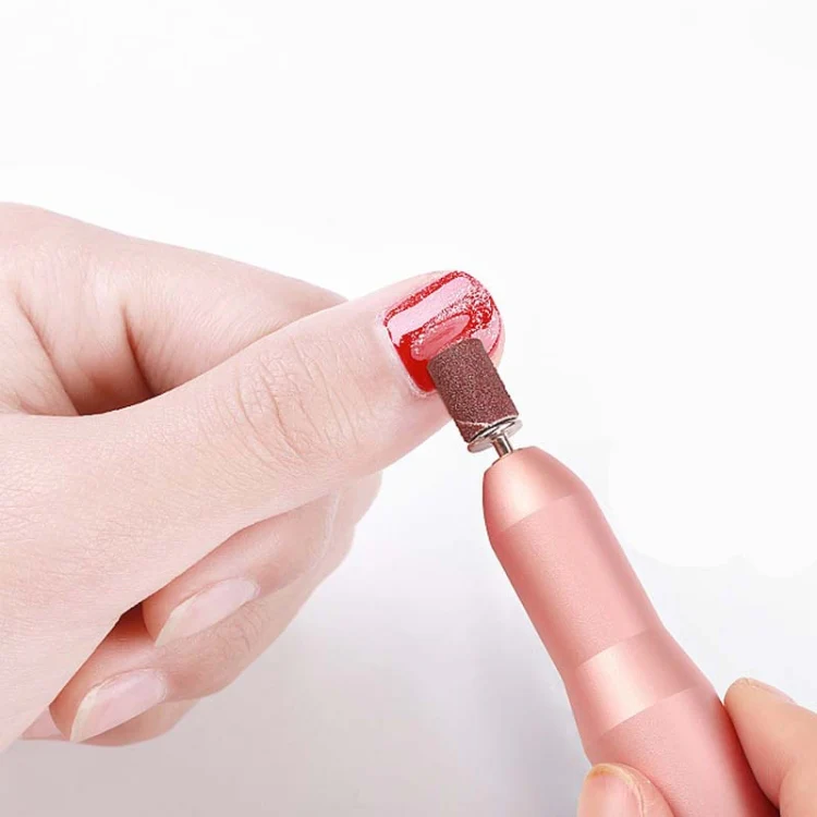 Usb Nail Polisher Portable Pen Type Electric Exfoliating Polisher(Rose Gold) - Image 7