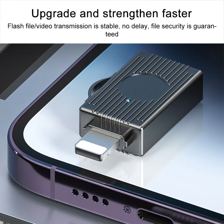 USB to USB-C / Type-C Multifunction Travel Case Shape Apapter(Light Gold) - Image 3