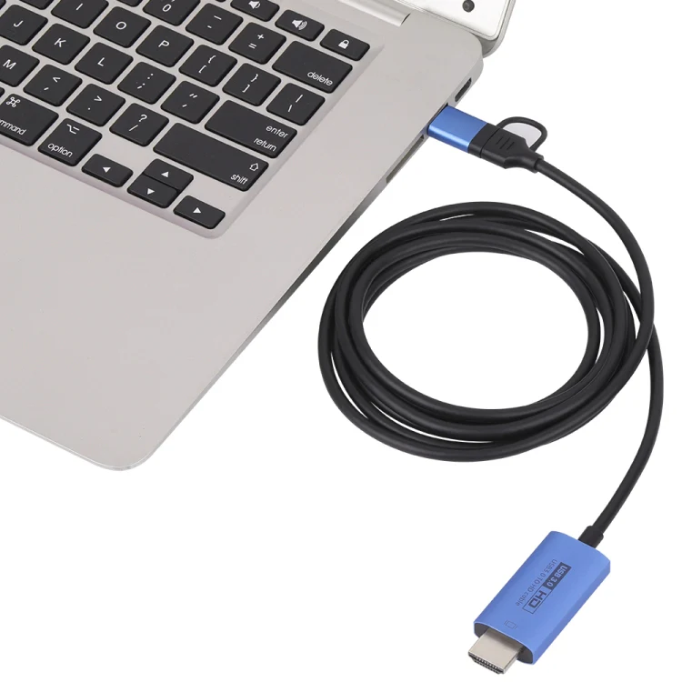 V05E USB 3.0 + USB-C / Type-C to HDMI Adapter Cable - Image 3