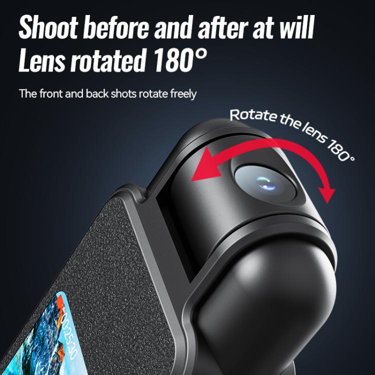 V23 0.85-inch IPS Display Portable Motion HD Camera & Voice Recorder, Memory:256GB(Black) - Image 5