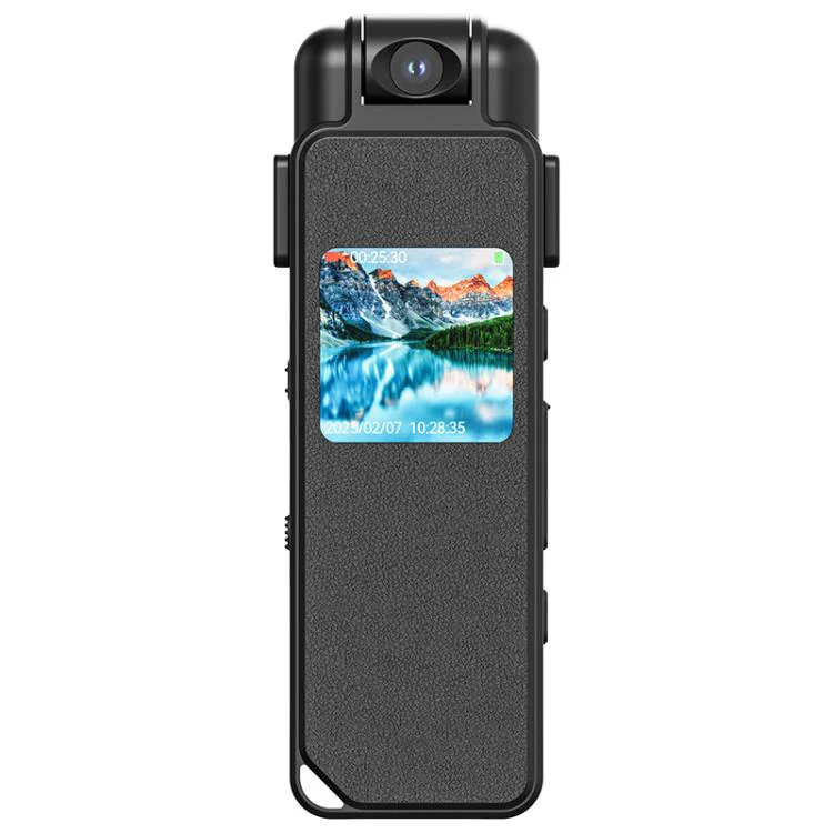 V23 0.85-inch IPS Display Portable Motion HD Camera & Voice Recorder, Memory:No Card(Black)