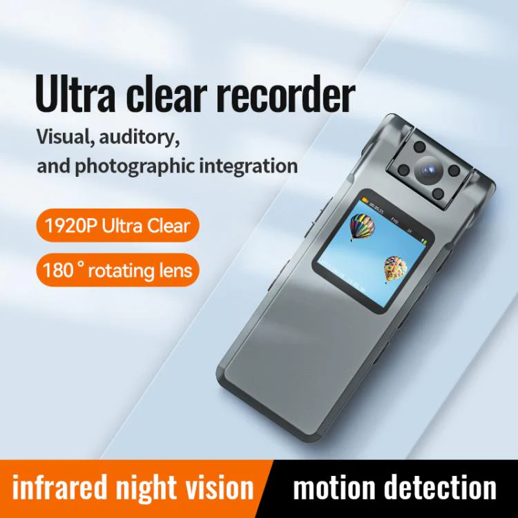V28 1.3-inch TFT Display Portable HD Camera & Voice Recorder, Memory:8GB(Black) - Image 4