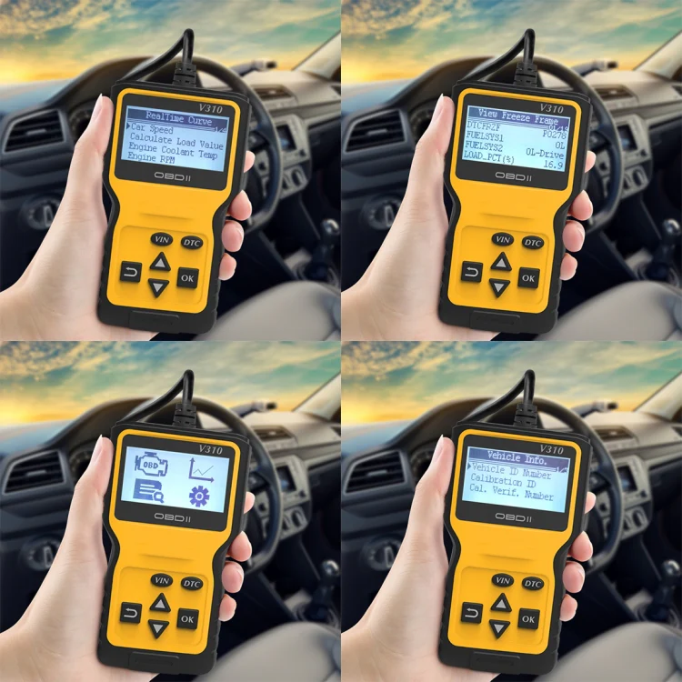 V310 Car Handheld V1.1 OBD2 Fault Detector OBD2 Diagnostic Tool - Image 5