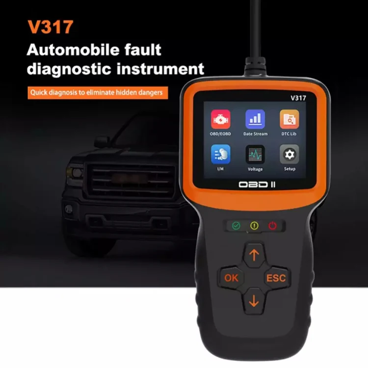 V317 Car Fault Detector OBD2 ELM327 Scanner Code Reader - Image 6