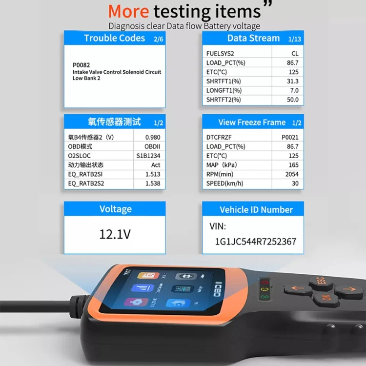 V317 Car Fault Detector OBD2 ELM327 Scanner Code Reader - Image 8