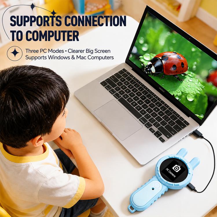 V37 200X 2-inch IPS Screen Children Handheld Smart Magnifier(Pink) - Image 10