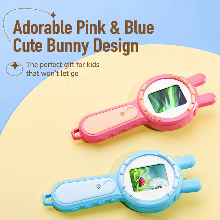 V37 200X 2-inch IPS Screen Children Handheld Smart Magnifier(Pink) - Image 11