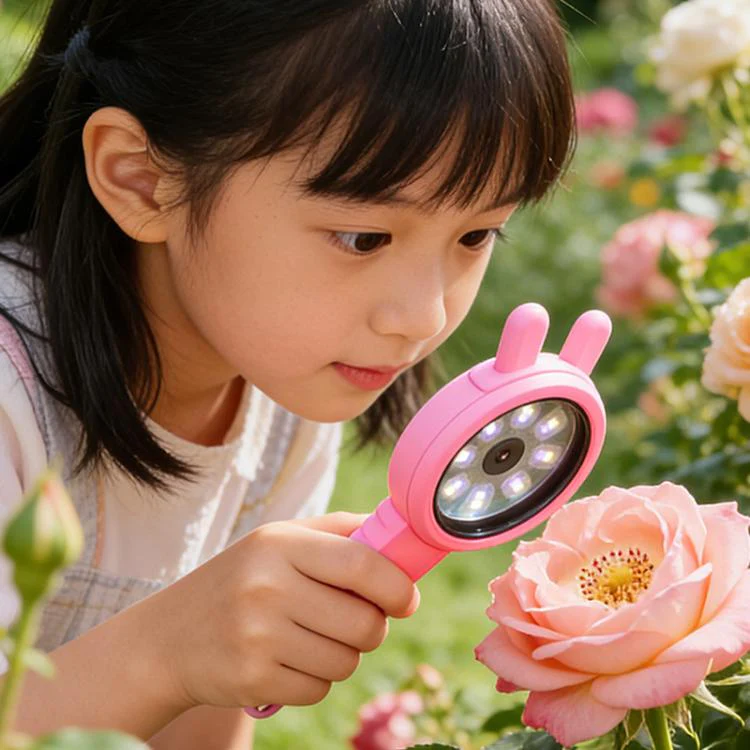 V37 200X 2-inch IPS Screen Children Handheld Smart Magnifier(Pink) - Image 14