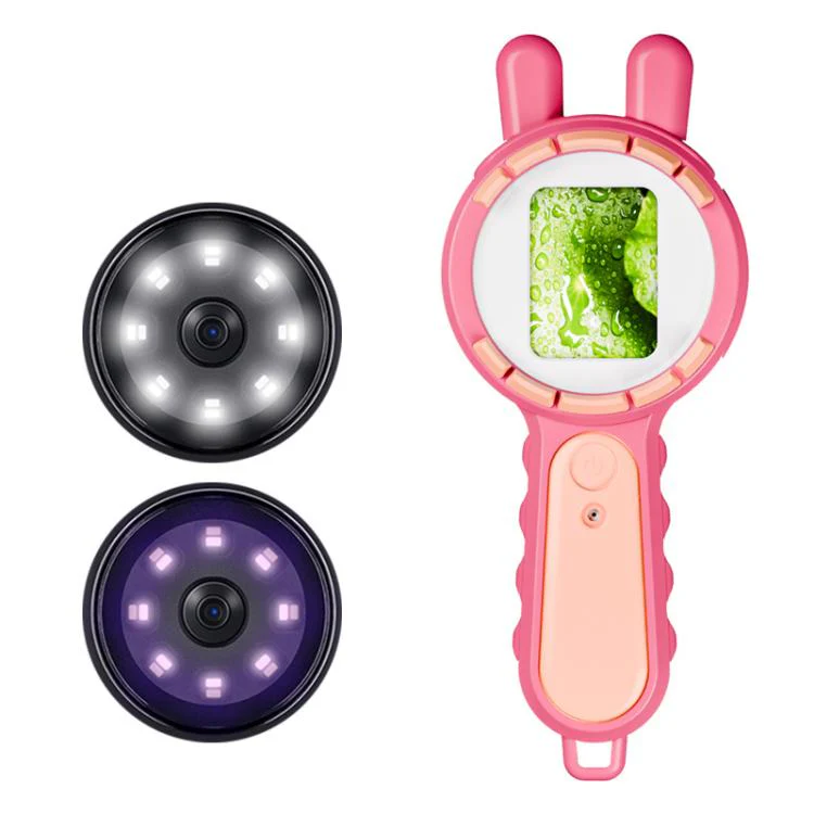 V37 200X 2-inch IPS Screen Children Handheld Smart Magnifier(Pink) - Image 4