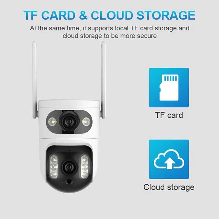 V380 2MP HD Smart Gun Ball Linkage WiFi Surveillance Camera, EU Plug(White) - Image 8