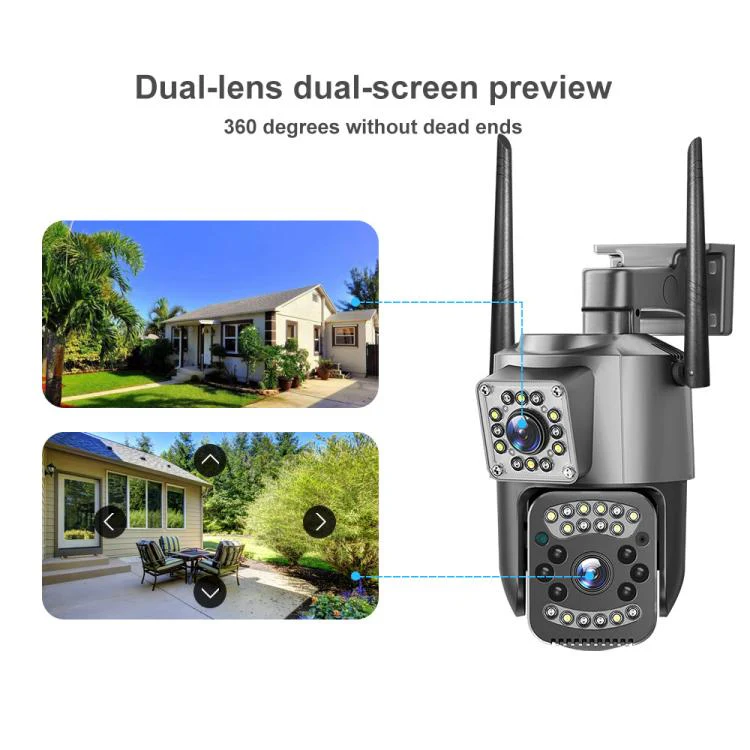 V380 Pro 2MP Dual Lens Panoramic Surveillance HD WiFi Camera(US Plug) - Image 3