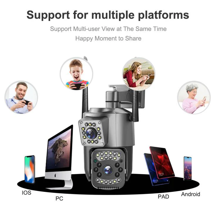V380 Pro 2MP Dual Lens Panoramic Surveillance HD WiFi Camera(US Plug) - Image 7