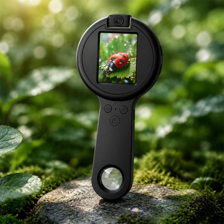 V5 500X 2.4-inch IPS Screen Handheld Smart Magnifier(Black)