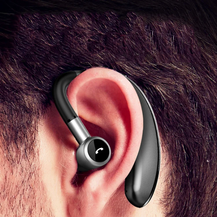 V7 Bluetooth 5.0 Business Style Wireless Stereo Sports Bluetooth Earphone, Support Inform Caller Name (Black) - Image 16