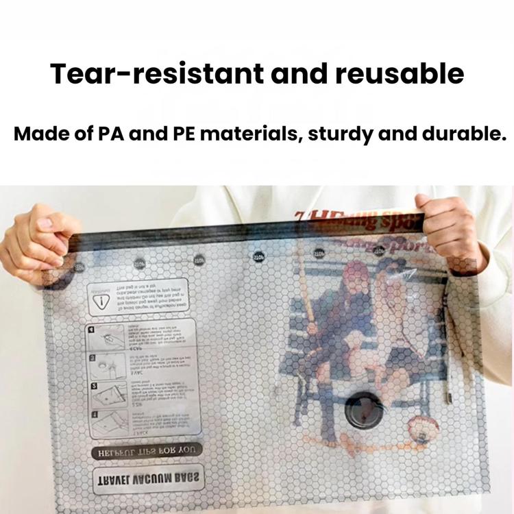 Vacuum Compression Bags for Household Clothes Storage, With Evacuation Pump, Size: 6pcs /Set 2S+2M+2L - Image 6