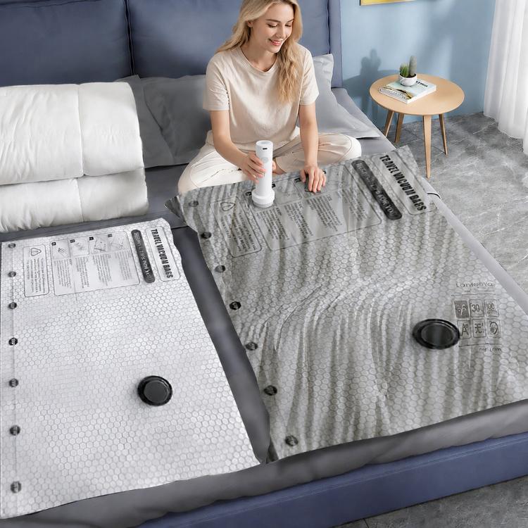 Vacuum Compression Bags for Household Clothes Storage, With Evacuation Pump, Size: 6pcs /Set 2S+2M+2L - Image 7