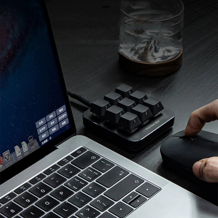 Vaydeer JP1011 9-Keys Mechanical Keyboard Mini Portable Custom Keyboard, Cable Length: 1m - Image 4